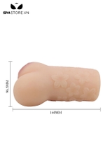 SMT3316 - Hậu môn giả silicon cầm tay Pretty Love họa tiết hoa ở quanh