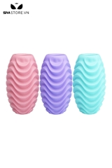 SMT3322 - Cốc thủ dâm mini giá rẻ Pretty Love vân sóng nước dài 86mm