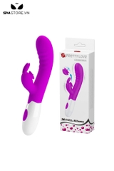 SMT3323 - Máy rung tai thỏ có lưỡi liếm Pretty Love silicon và 30 chế độ