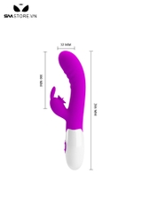 SMT3323 - Máy rung tai thỏ có lưỡi liếm Pretty Love silicon và 30 chế độ