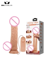 SMT3326 - Dương vật giả có rung Pretty Love đế dính tường dài 24cm