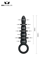 SMT3333 - Đồ chơi hậu môn silicon Pretty Love có 5 tầng dài 132mm