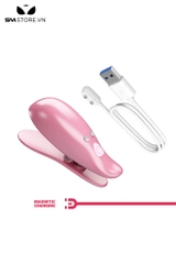 SMT3337 -  Kẹp núm vú rung Pretty Love điều khiển từ xa dài 51mm