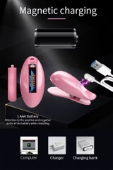 SMT3337 -  Kẹp núm vú rung Pretty Love điều khiển từ xa dài 51mm