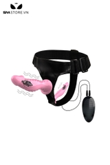SMT3339 - Dương vật giả 2 đầu có rung điều khiển có dây dài 14 và 17cm