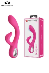 SMT3347 - Máy rung 2 đầu silicon Pretty Love có 12 tần số dài 198mm