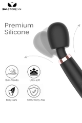 SMT3350 - Chày rung tình yêu silicon có 5 chế độ  sạc điện dài 30cm
