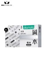 SMT3367 - Bao cao su siêu mỏng okamono skinless skin loại 3 và 10 gói