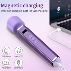 SMT3376 - Chày rung tình yêu silicon có màn hình LCD xoay 360 độ