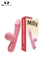 SMT3370 - Máy rung đầu dương vật mix nhánh hút âm đạo dài 14cm