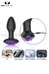 SMT3382 - Máy rung hậu môn xoay 360 độ có 10 tần số dài 10,6cm
