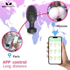 SMT3400 -  Máy rung hậu môn xoay 360 độ có gai điều khiển từ xa