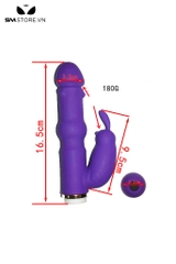 SMT3155 - Máy rung đầu dương vật thiết kế nhánh tai thỏ dài 16.5cm