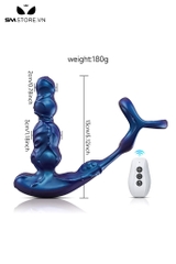 SMT3419 - Vòng rung đeo dương vật mix anal bead có xúc tu bạch tuộc