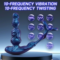 SMT3419 - Vòng rung đeo dương vật mix anal bead có xúc tu bạch tuộc