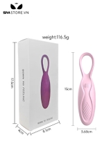 SMT3421 - Trứng rung tình yêu mini có 10 tần số sạc điện dài 15cm