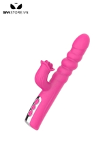SMT3426 - Máy rung ngoáy có lưỡi liếm và nhánh tai thỏ dài 26cm