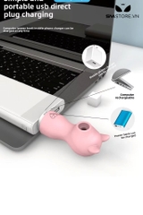 SMT3428 - Máy hút âm đạo ngụy trang con gấu sạc USB dài 11.5cm