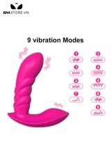 SMT3430 - Máy rung đầu dương vật xoắn ốc điều khiển APP dài 12cm