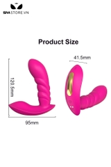 SMT3430 - Máy rung đầu dương vật xoắn ốc điều khiển APP dài 12cm