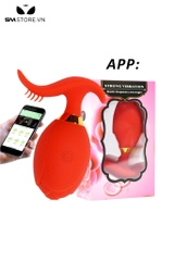 SMT3445 - Máy rung hậu môn nụ hoa hồng có gai mềm dài 8.5cm