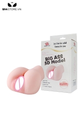 SMT3446 - Mông giả nguyên khối có 2 lỗ âm đạo và hậu môn dài 12cm