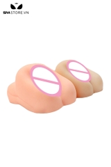 SMT3447 - Âm đạo giả dạng mông tư thế quỳ chất liệu silicon mềm dài 19cm