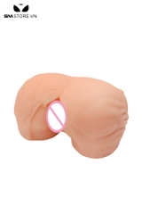 SMT3453 - Âm đạo giả mông silicon với quần jean lọt khe dài 18cm