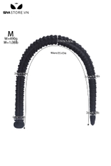 SMT3473 - Long anal dài 1m thiết kế dạng vân đốt có đế dính tường