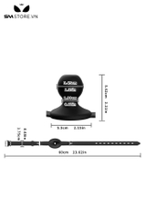 SMT3486 - Penis gag đồ chơi bịt miệng đầu tròn silicon mềm dài 5.62cm