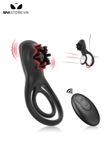 SMT3496 - Vòng rung đeo cu hình bông hoa hồng điều khiển xa dài 10.5cm