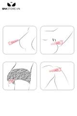 SMT3500 - Anal bead máy rung tai gấu điều khiển qua APP dài 16cm