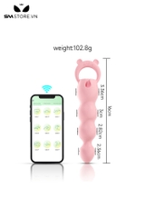 SMT3500 - Anal bead máy rung tai gấu điều khiển qua APP dài 16cm