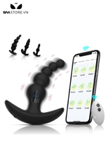 SMT3503 - Combo 4 anal bead hậu môn điều khiển từ xa với chuỗi bi liền