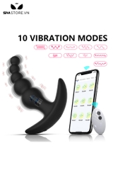 SMT3503 - Combo 4 anal bead hậu môn điều khiển từ xa với chuỗi bi liền