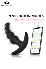 SMT3503 - Combo 4 anal bead hậu môn điều khiển từ xa với chuỗi bi liền