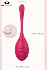 SMT3506 - Trứng rung cực mạnh sóng nước có 12 tần số sạc điện dài 19cm