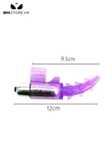 SMT3536 - Ngón tay rung silicon co giãn có gai mềm dài 12cm tháo rời
