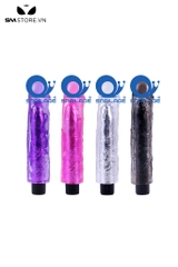 SMT3544 - Dương vật giả rung có gân nổi trong suốt dài 183mm