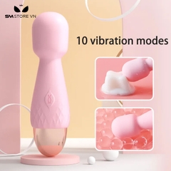 SMT3554 - Chày rung tình yêu mini sạc trực tiếp có 10 tần số dài 10.2cm