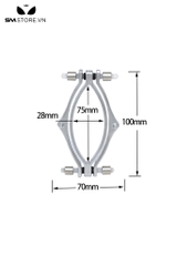 SMT3567 - Dụng cụ banh âm đạo kích điện có nút điều chỉnh dài 10cm
