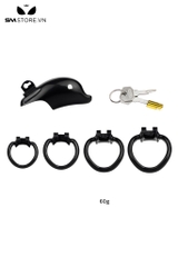 SMT3582 - Khóa dương vật nhựa ngụy trang con cá voi bộ 4 vòng