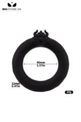 SMT3593 - Vòng đeo cu silicon ngụy trang con bò đường kính 40mm