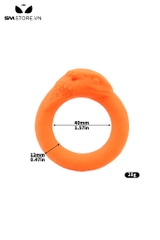 SMT3594 - Vòng đeo cu silicon ngụy trang thằn lằn đường kính 40mm