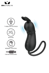 SMT3603 - Trứng rung silicon Pretty Love ngụy trang hình con thỏ đeo nơ