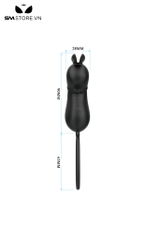 SMT3603 - Trứng rung silicon Pretty Love ngụy trang hình con thỏ đeo nơ