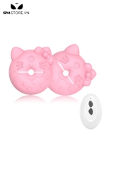 SMT3605 - Kẹp núm vú rung hình mèo Hello Kitty có 9 chế độ dài 7cm