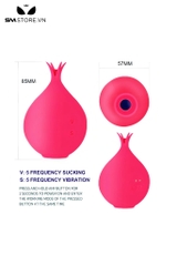 SMT3606 - Máy hút âm đạo ngụy trang củ hành kèm sốc điện dài 85mm
