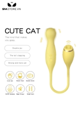 SMT3630 - Chày rung tình yêu 2 đầu ngụy trang con mèo dài 12cm