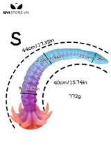 SMT3664 - Anal long xúc tu và đế hình con bạch tuộc phát sáng silicon